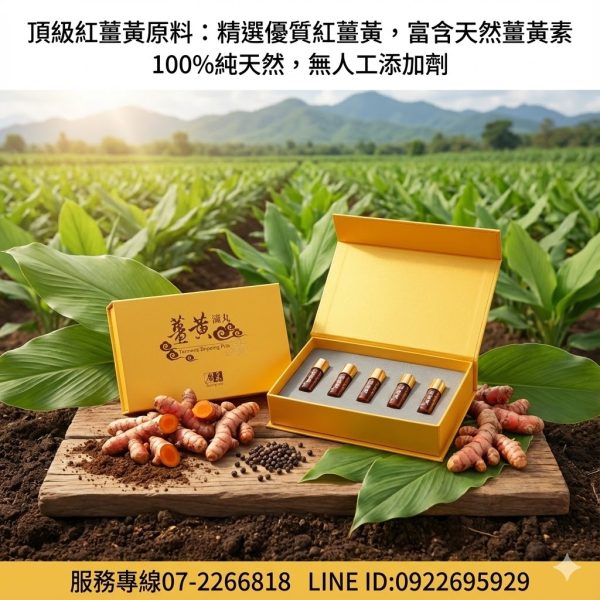 【廣采】頂級薑黃滴丸，高濃度薑黃素含量、促進新陳代謝、養顏美容，現代人必備保健品